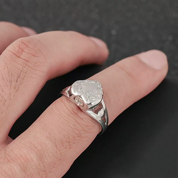 Stainless Steel Cremation Urn Ring Size 7 - Picture 3 of 5